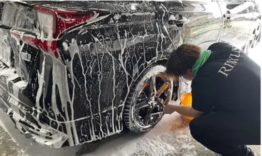 手洗い洗車+撥水
