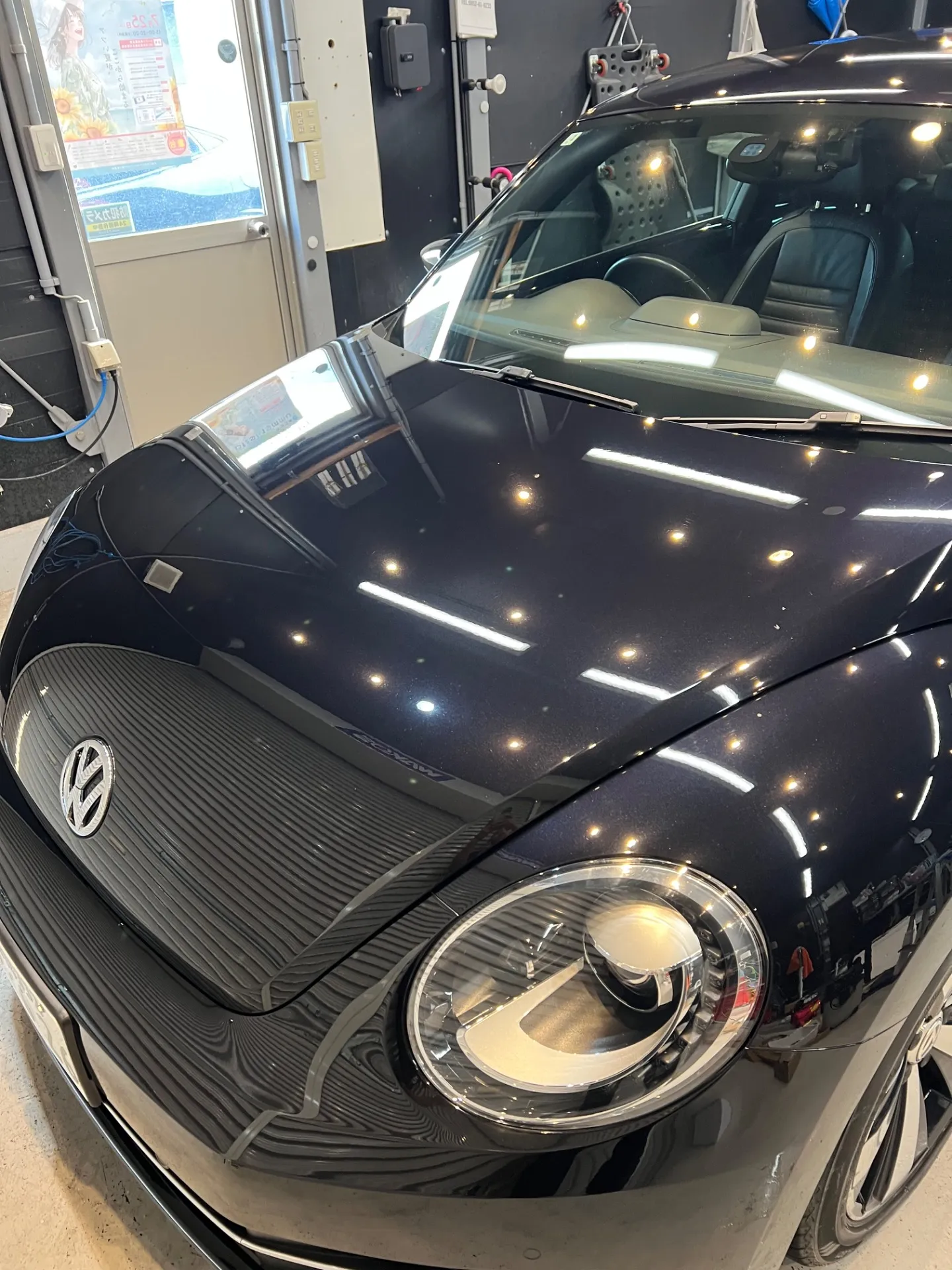 手洗い洗車-フォルクスワーゲン ビートル